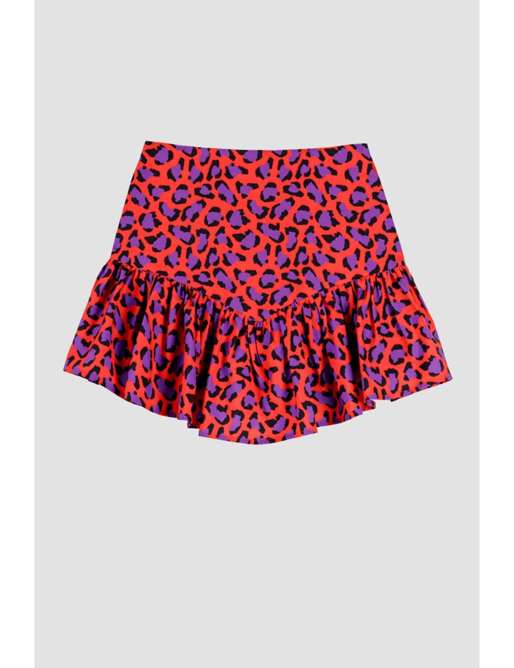 FALDA MINI VOLANTE EN PICO ANIMAL INSTINCT