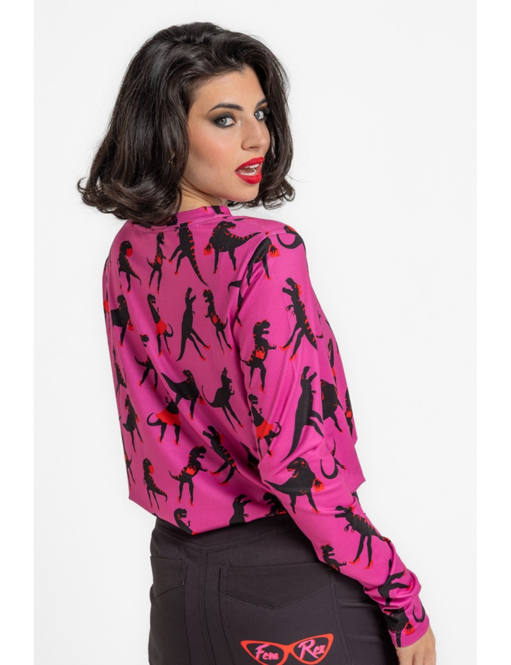 CAMISETA SENCILLA ESTAMPADO FEM REX