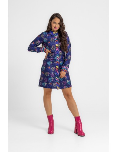 VESTIDO CAMISERO CORTO LADY PEACE