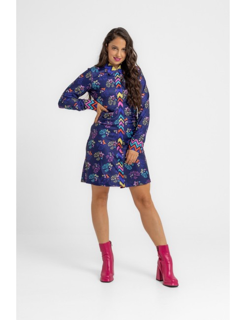 VESTIDO CAMISERO CORTO LADY PEACE