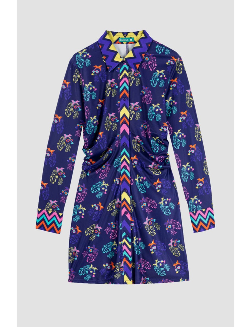 VESTIDO CAMISERO CORTO LADY PEACE