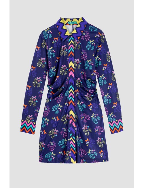 VESTIDO CAMISERO CORTO LADY PEACE