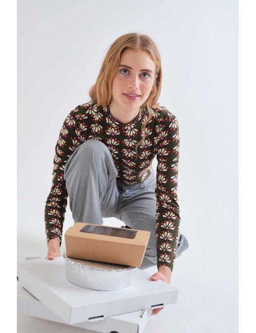 CAMISETA CON ESTAMPADO GEOMETRY