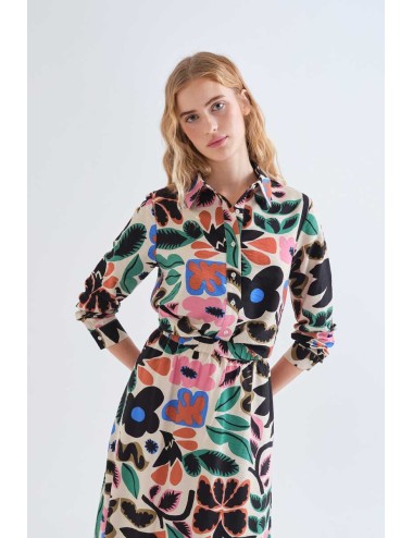 CAMISA CON ESTAMPADO NEO GARDEN