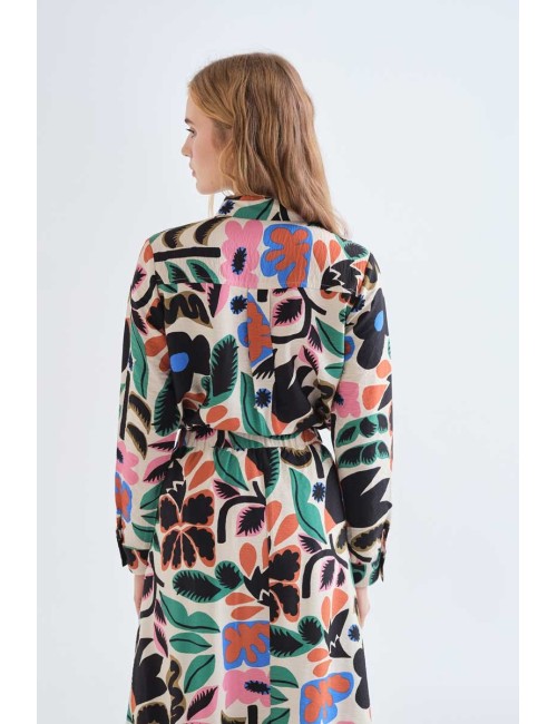 CAMISA CON ESTAMPADO NEO GARDEN