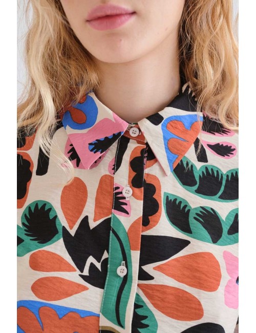 CAMISA CON ESTAMPADO NEO GARDEN