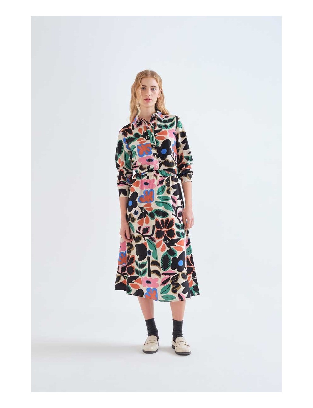 CAMISA CON ESTAMPADO NEO GARDEN