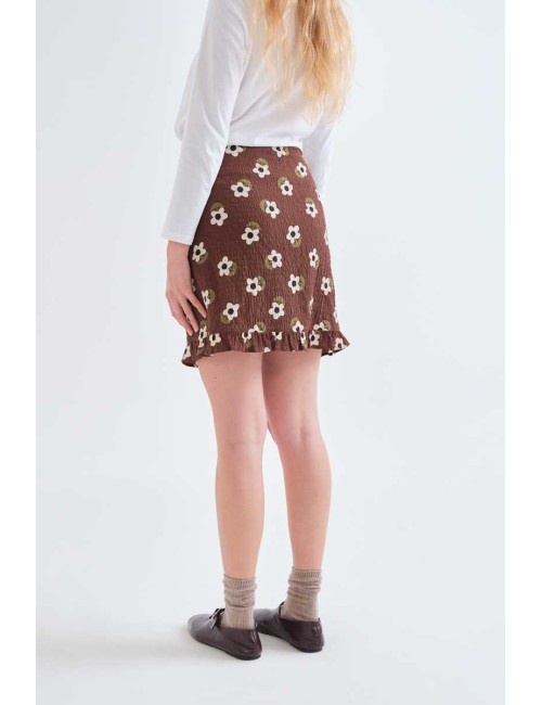 FALDA CORTA CON ESTAMPADO SANTINI