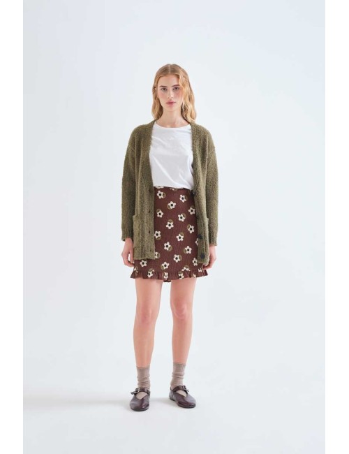 FALDA CORTA CON ESTAMPADO SANTINI