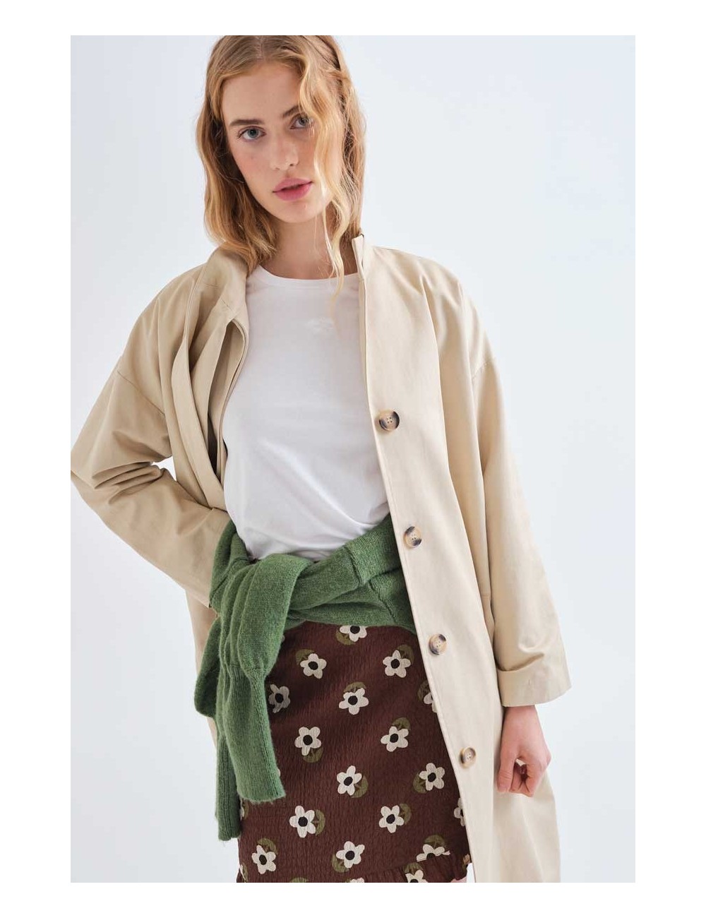 FALDA CORTA CON ESTAMPADO SANTINI