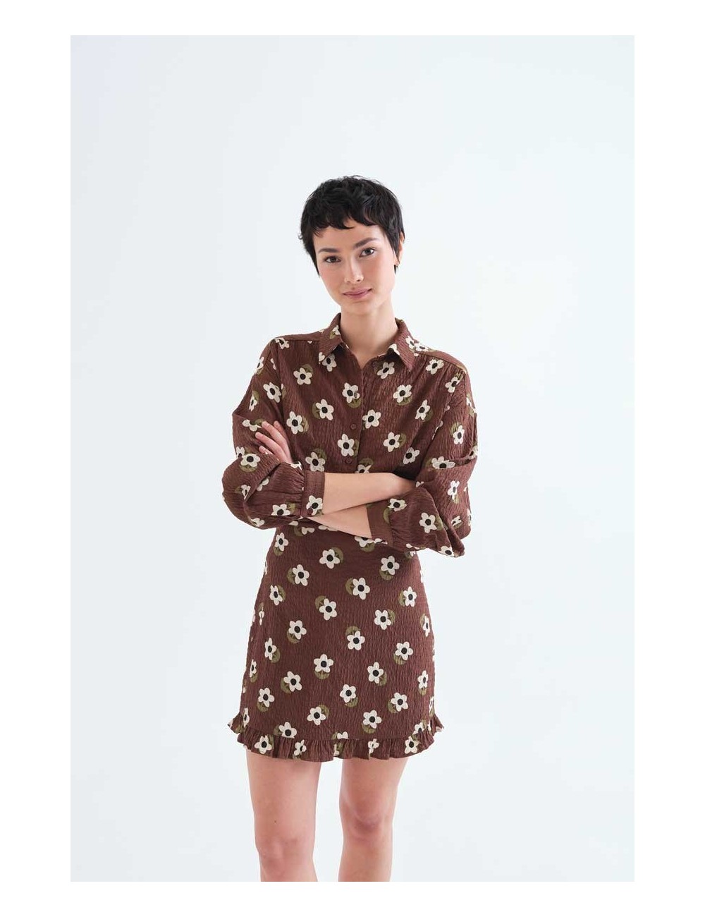 CAMISA CON ESTAMPADO SANTINI