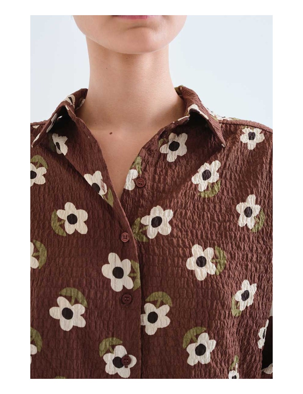 CAMISA CON ESTAMPADO SANTINI