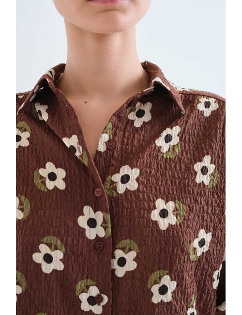 CAMISA CON ESTAMPADO SANTINI