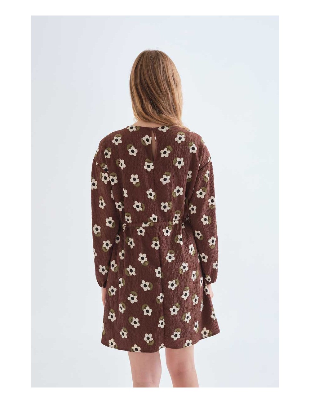 VESTIDO CORTO CON ESTAMPADO SANTINI