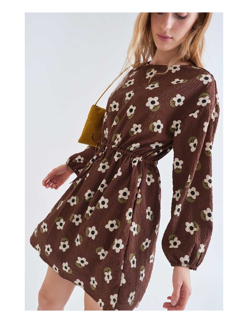 VESTIDO CORTO CON ESTAMPADO SANTINI
