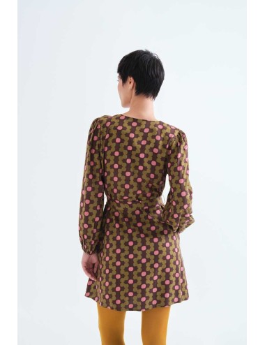 VESTIDO CORTO CON ESTAMPADO ABERDEEN