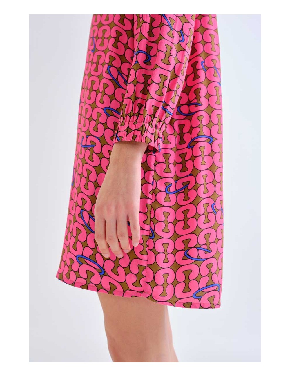 VESTIDO CORTO ESTAMPADO  ARQUITEC