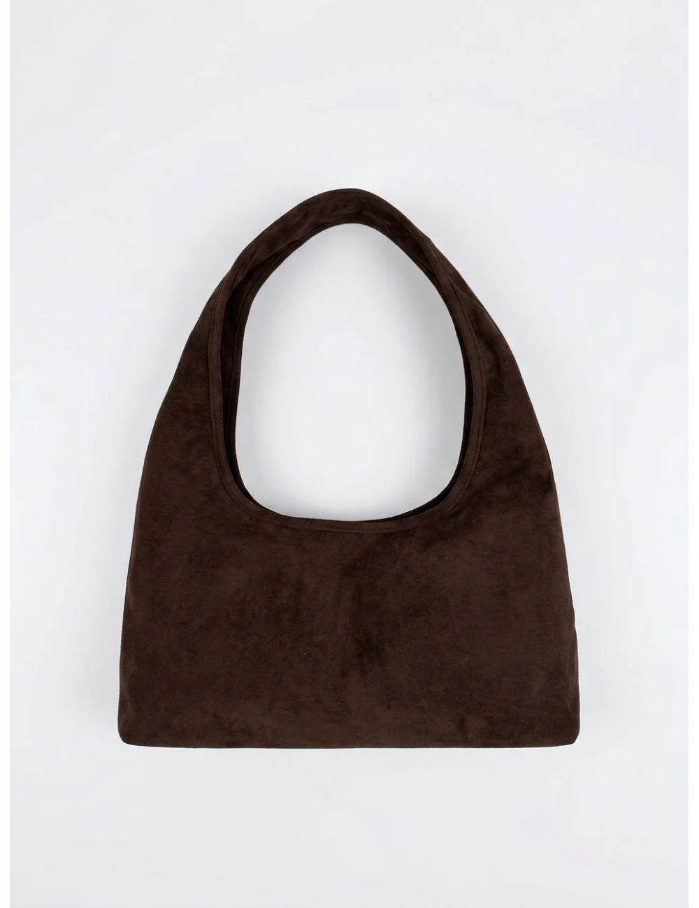 BOLSO DE HOMBRO EFECTO ANTE MARRÓN