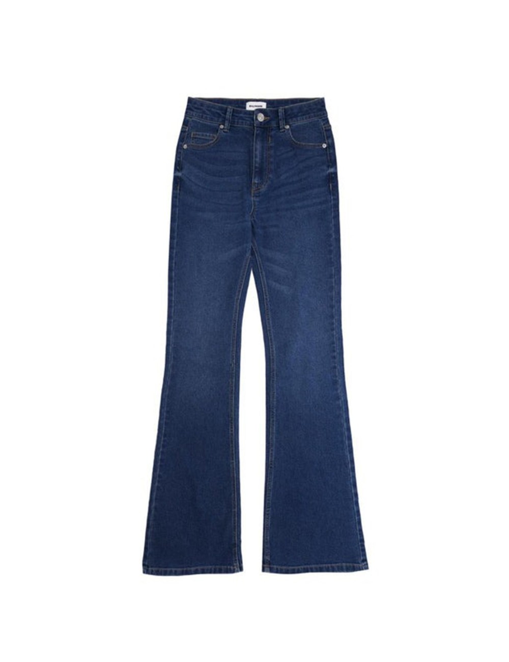 JEANS FLARE HIGH RISE AZUL MARINO