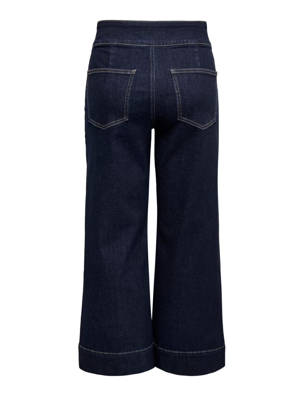 JEANS CINTURA ALTA WIDE LEG  AZUL MARINO