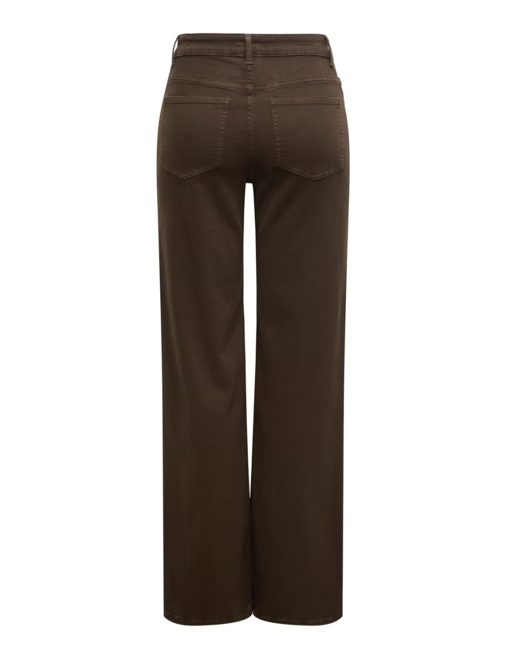 JEANS CINTURA ALTA WIDE LEG  MARRÓN