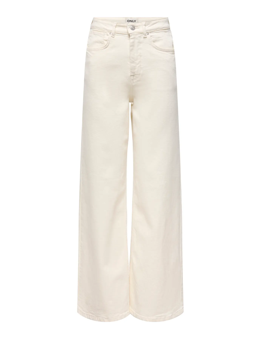 PANTALÓN WIDE DENIM BEIGE