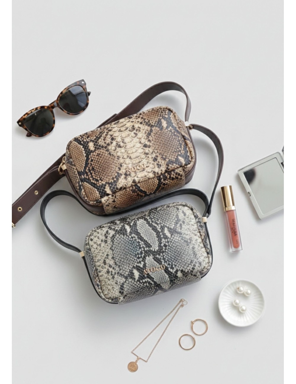 BOLSO BANDOLERA SERPIENTE