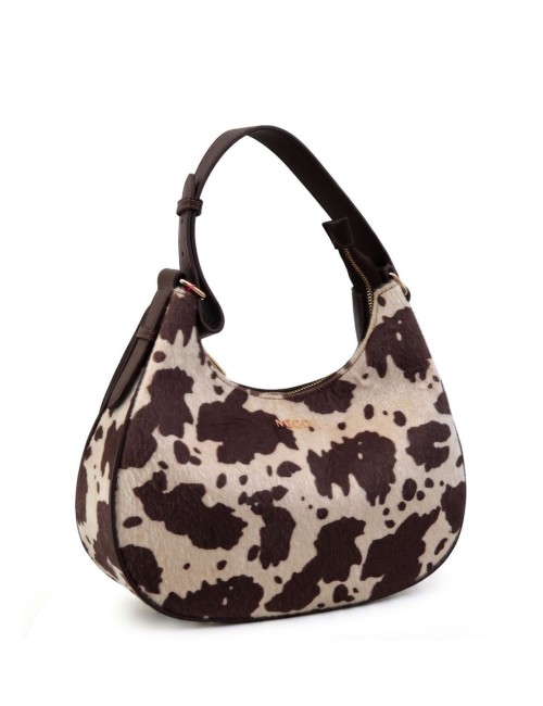 BOLSO GÓNDOLA ANIMAL PRINT VACA