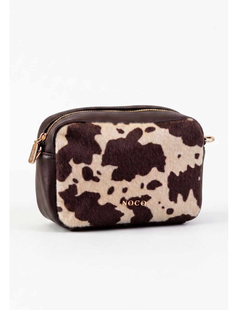 BOLSO BANDOLERA ANIMAL PRINT VACA