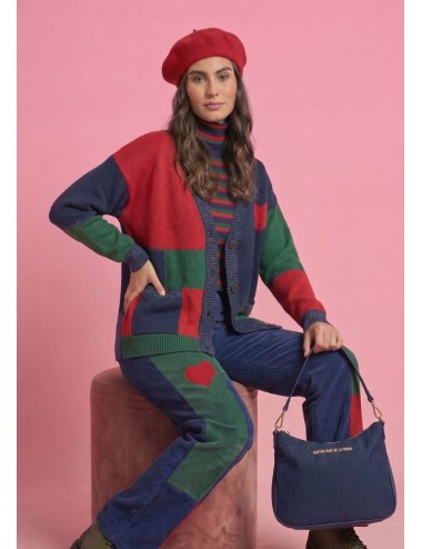 BOLSO GÓNDOLA MONOGRAMA AZUL MARINO