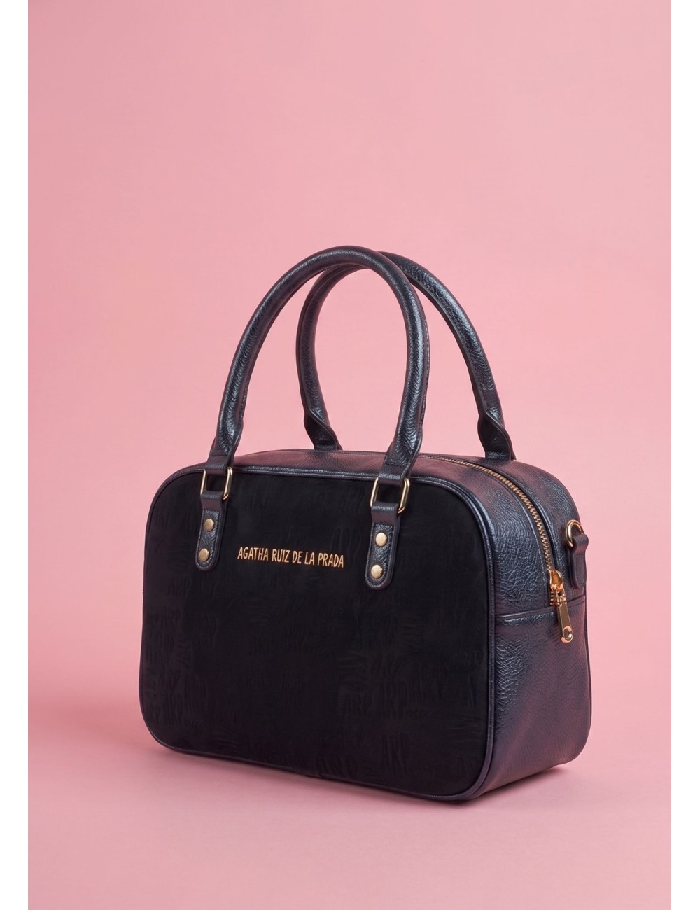 BOLSO DE MANO MONOGRAMA AZUL MARINO