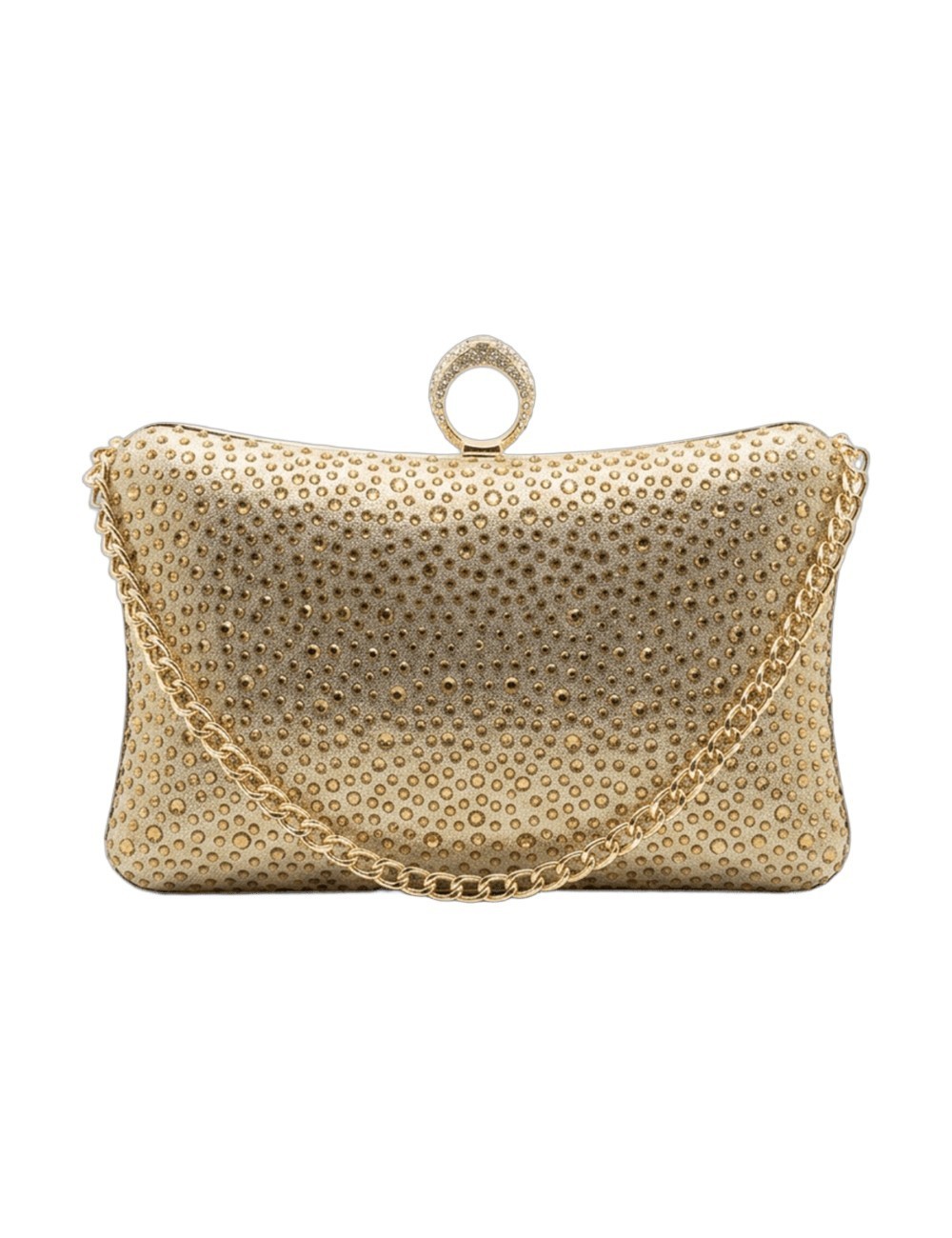 CLUTCH TEXTURAS ORO