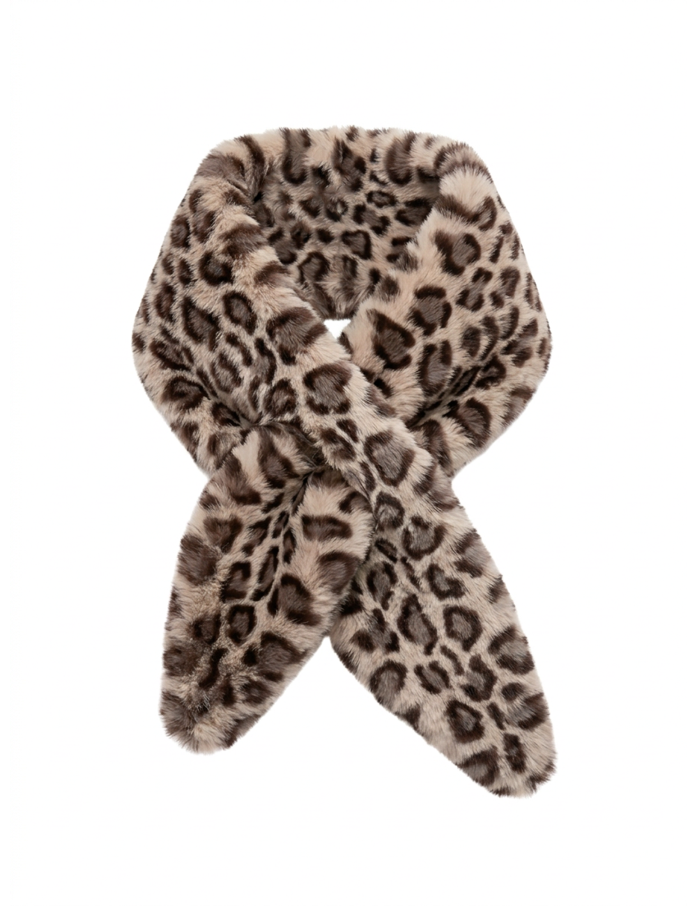 BUFANDA CUELLO PELO ANIMAL PRINT