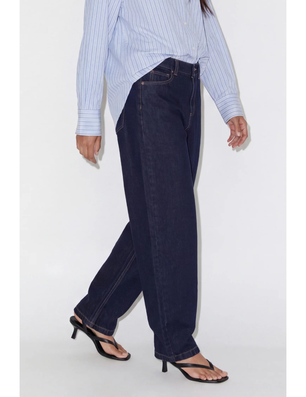JEANS BALLOON AZUL MARINO