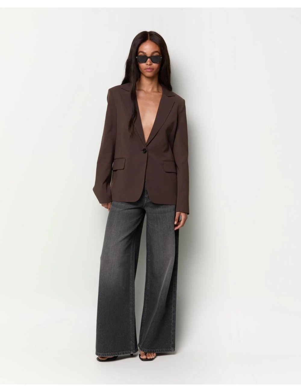 BLAZER BÁSICA MARRÓN