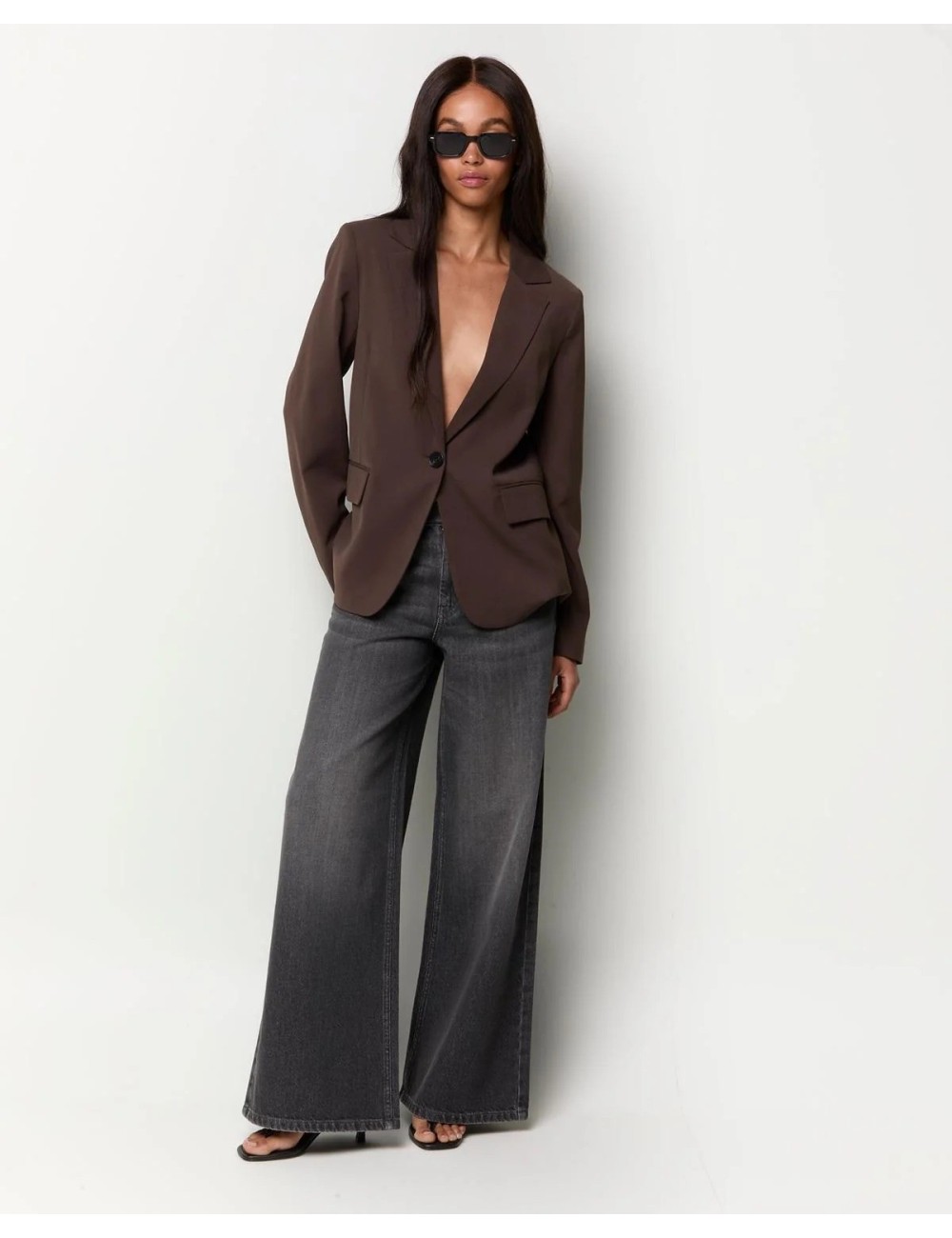 BLAZER BÁSICA MARRÓN