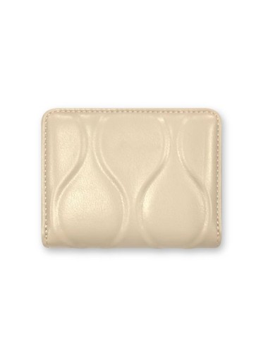 CARTERA PEQUEÑA ONDAS BEIGE