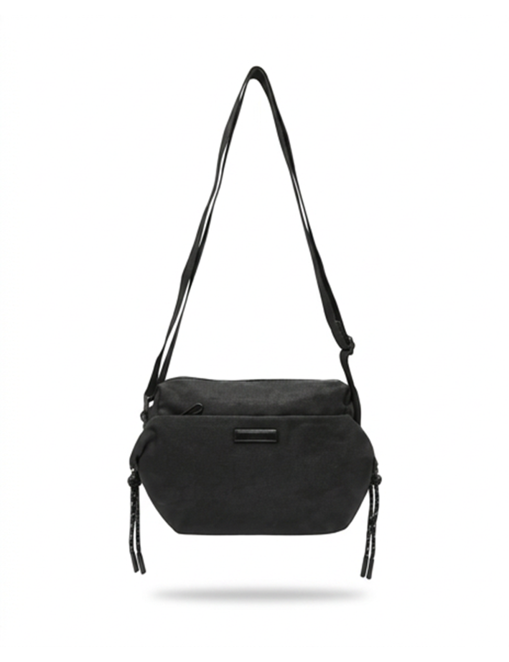 BOLSO BANDOLERA NYLON NEGRO