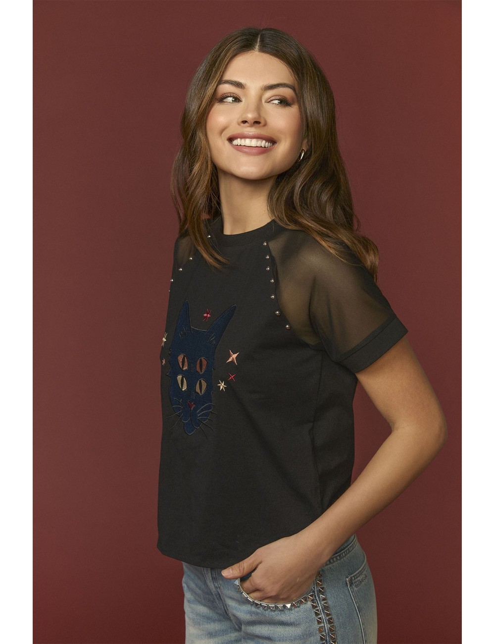 BLUE LARRY TOP