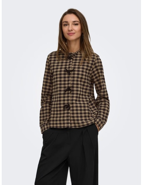 CAMISA CUADROS CON LAZOS