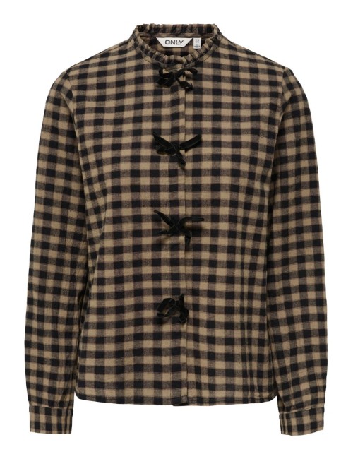 CAMISA CUADROS CON LAZOS