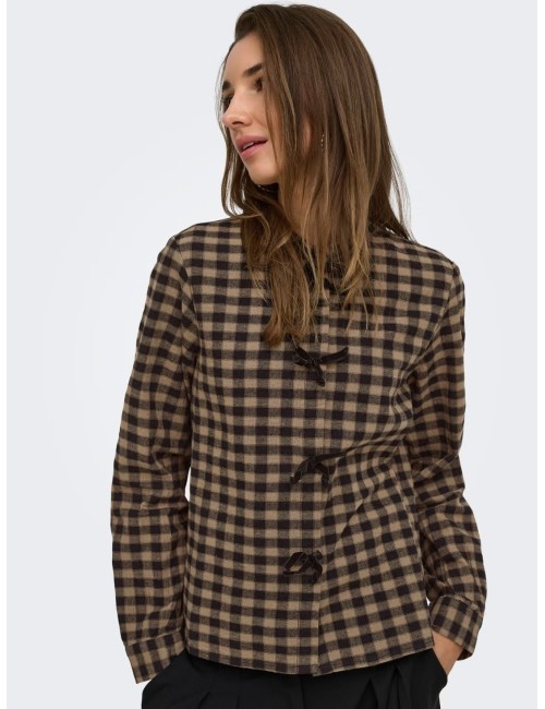 CAMISA CUADROS CON LAZOS