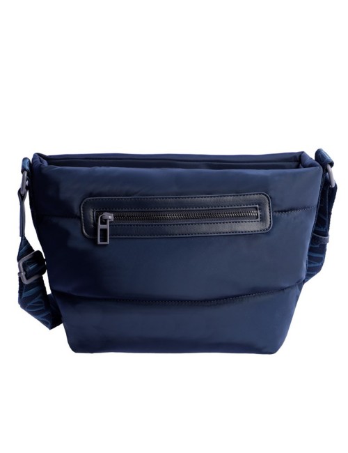 BOLSO BANDOLERA ACOLCHADO AZUL MARINO