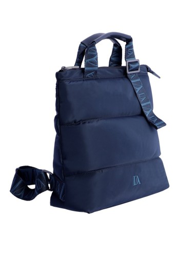 MOCHILA ACOLCHADA AZUL MARINO