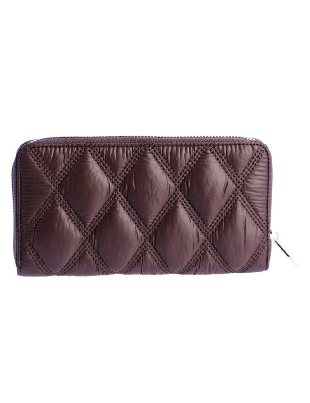 CARTERA ALARGADA ACOLCHADA MARRÓN