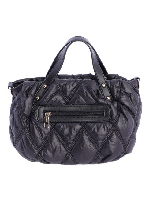 BOLSO DE MANO ACOLCHADO NEGRO