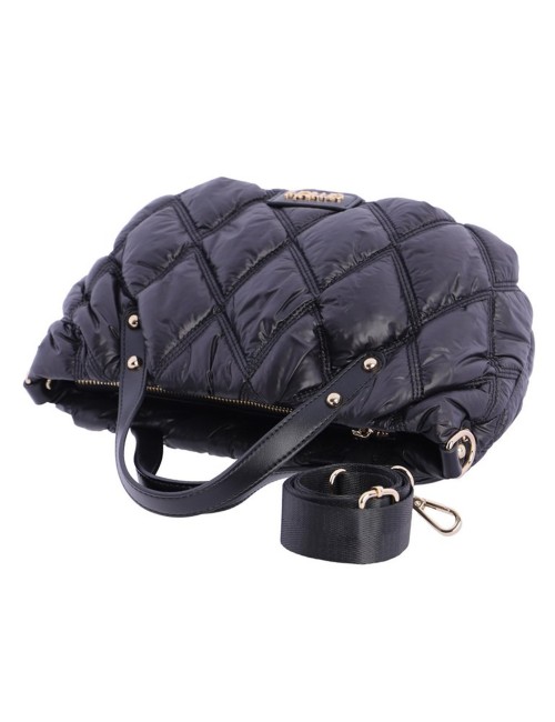 BOLSO DE MANO ACOLCHADO NEGRO