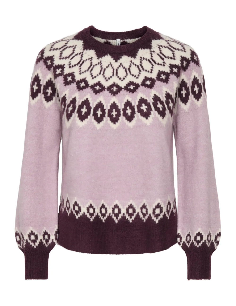 JERSEY JACQUARD GRECA ROSA
