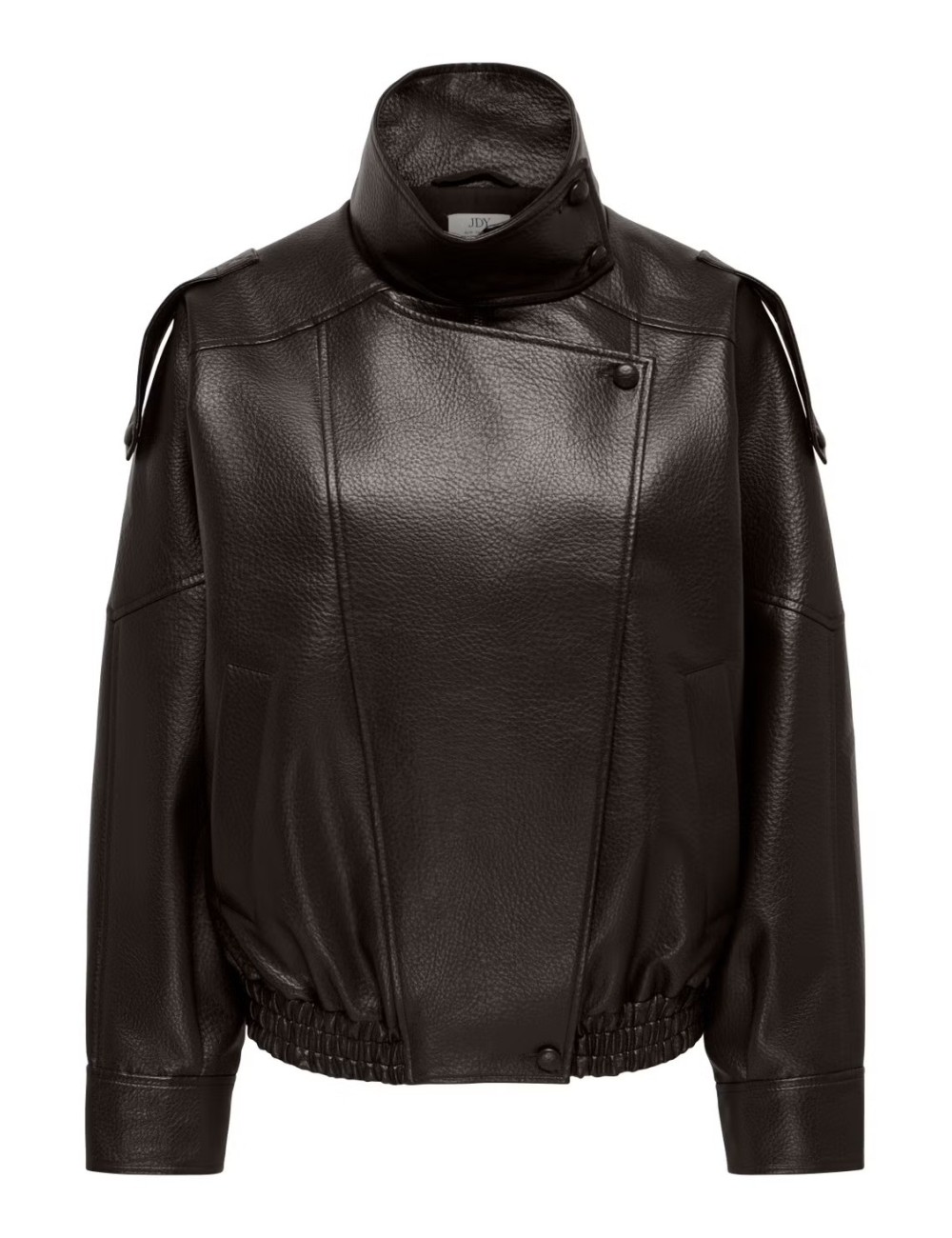 BOMBER OVERSIZE CUELLO CHIMENEA MARRÓN