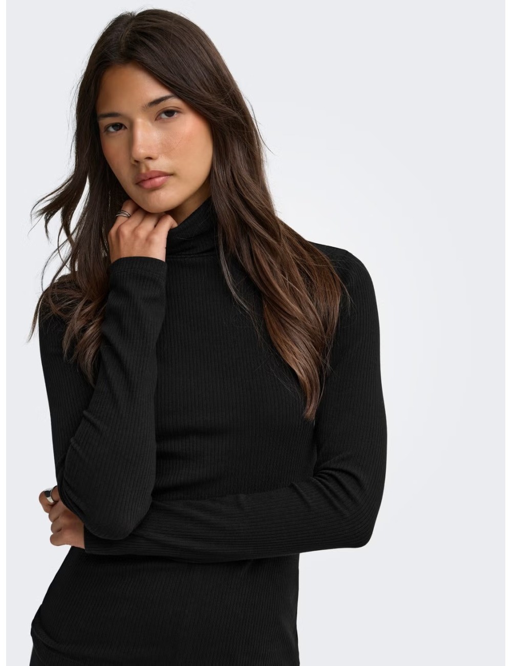 TOP PUNTO FINO CUELLO CISNE NEGRO
